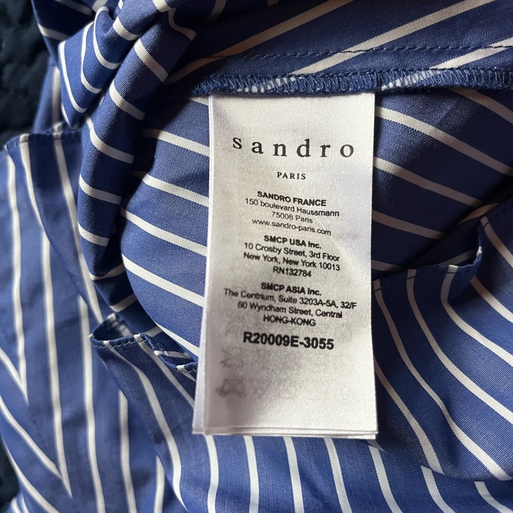 Sandro Isadora Mixed-Print Midi Dress - Picture 6 of 6